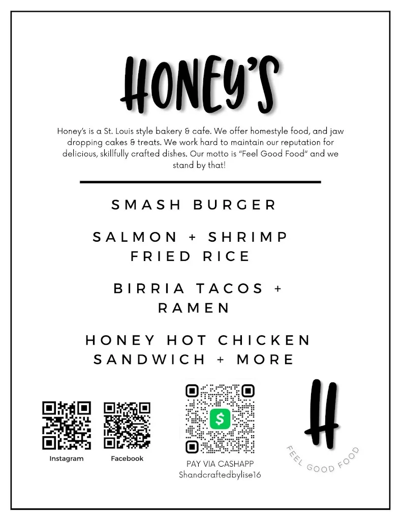 Menu_Honey's_St. Louis, MO_image_old_1