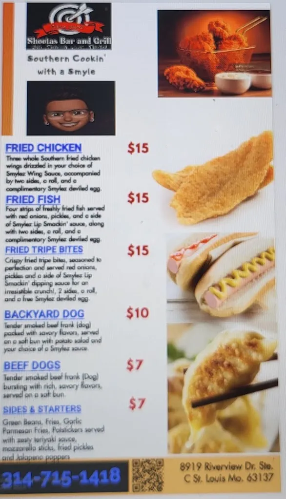Menu_SHOOTAS BAR AND GRILL_St. Louis, MO_image_old_2