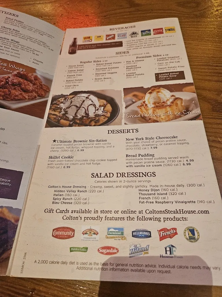 Menu_Colton's Steak House & Grill_Farmington, MO_image_old_3