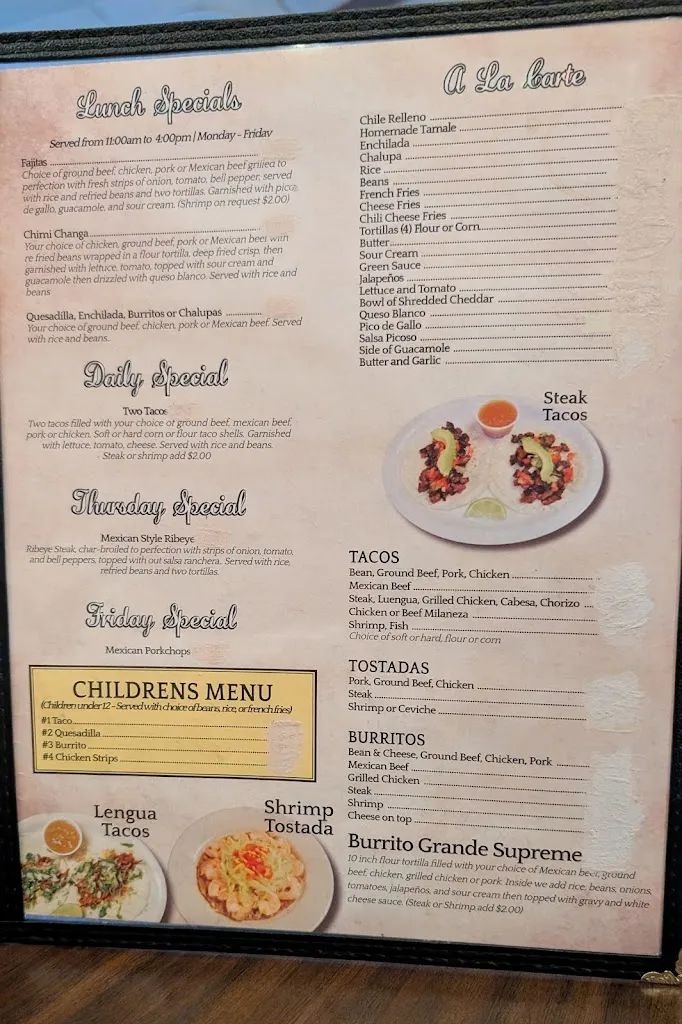 Menu_Acapulco Restaurant_St Ann, MO_image_old_1