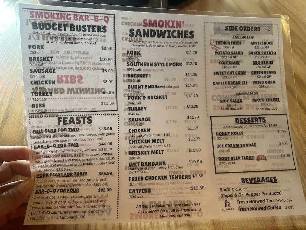 Menu_Bandana's Bar-B-Q St Ann, MO_St Ann, MO_image_old_3