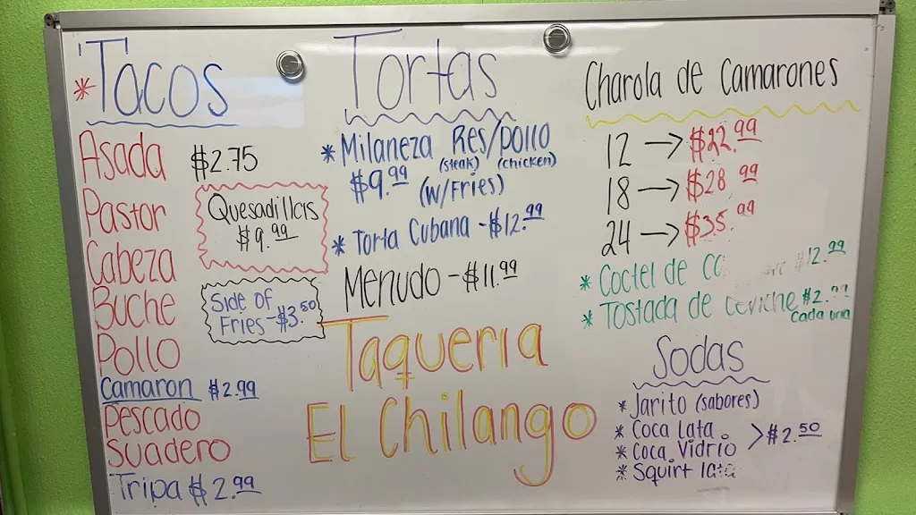 Menu_Taqueria El Chilango_St Ann, MO_image_old_1