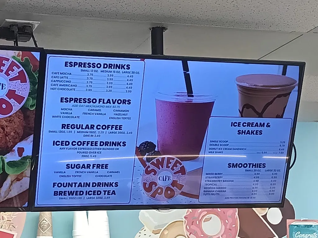 Menu_The Sweet Spot Cafe_St Ann, MO_image_old_1
