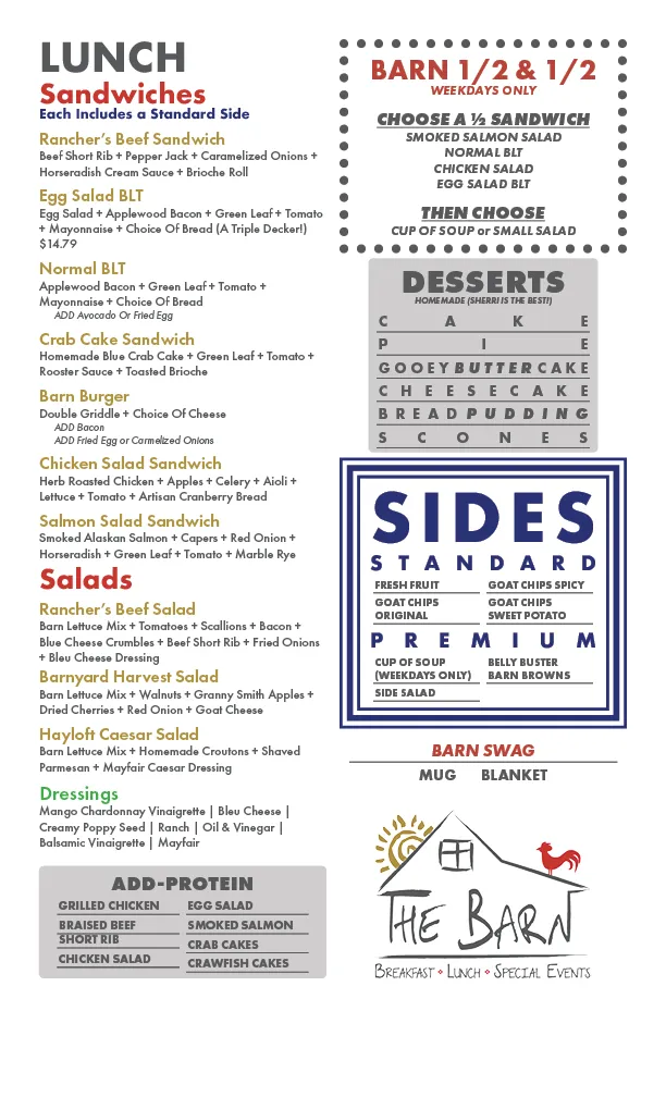 Menu_The Barn_St. Louis, MO_image_old_2