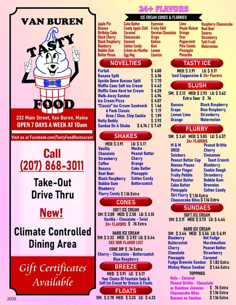Tasty Food restaurant à Van Buren, ME