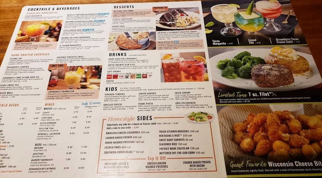 Menu_Cheddar's Scratch Kitchen_Brandywine, MD_image_old_2
