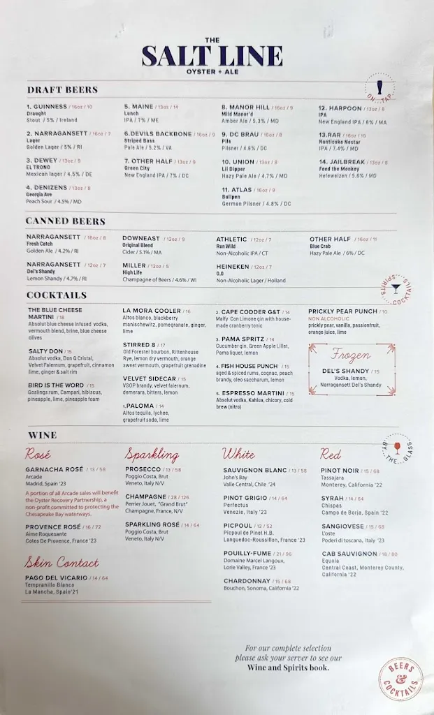 Menu_The Salt Line_Bethesda, MD_image_old_2