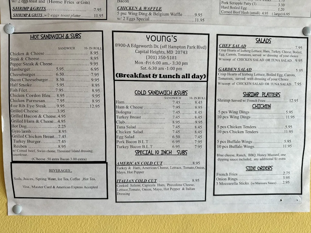Menu_Young's Carry Out_Capitol Heights, MD_image_old_3