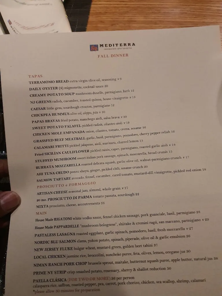 Menu_Mediterra Restaurant & Taverna_Princeton, NJ_image_old_2