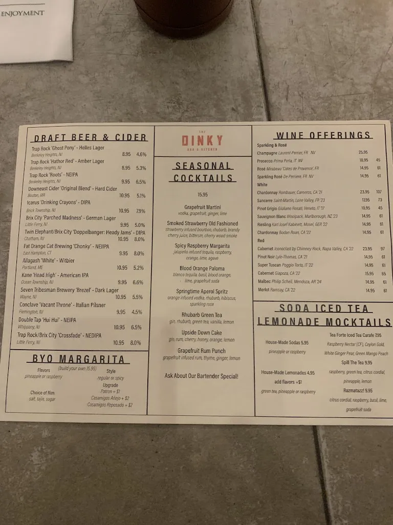 Menu_The Dinky Bar & Kitchen_Princeton, NJ_image_old_2