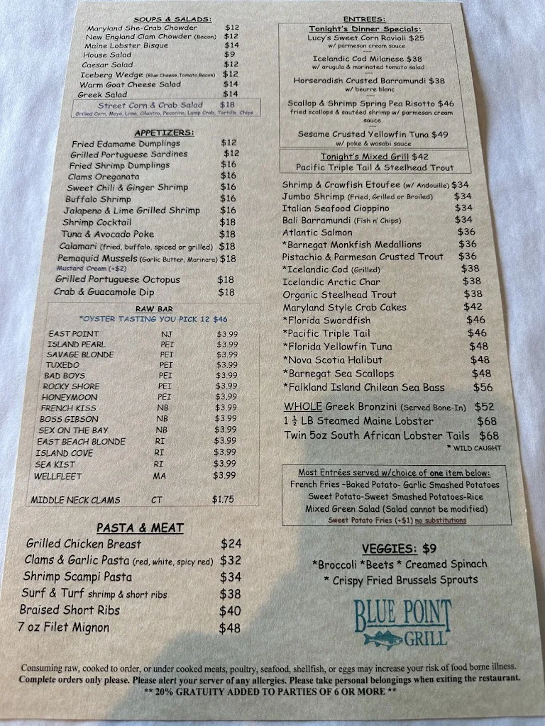Menu_Blue Point Grill_Princeton, NJ_image_old_2