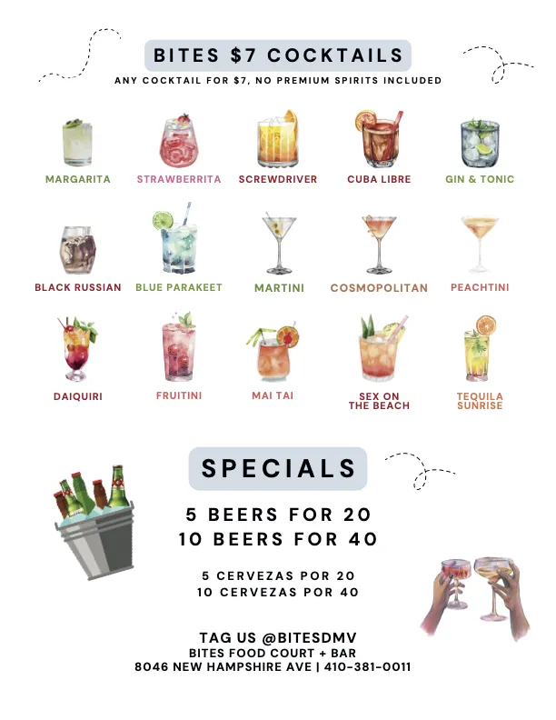 Menu_BITES BAR & GRILL_Hyattsville, MD_image_old_1
