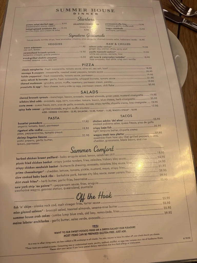 Menu_Summer House Santa Monica_North Bethesda, MD_image_old_2