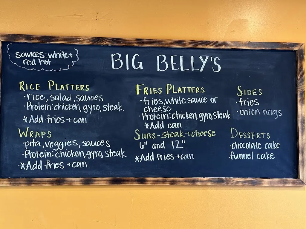 Menu_Big Belly's_Point of Rocks, MD_image_old_3
