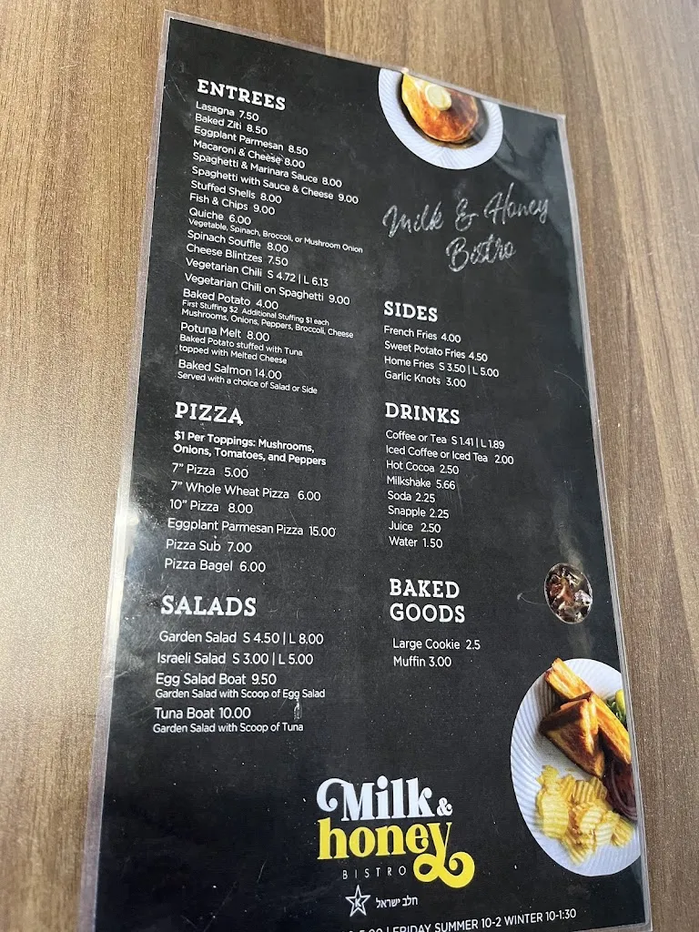 Menu_Milk & Honey Bistro Restaurant and Catering_Pikesville, MD_image_old_3