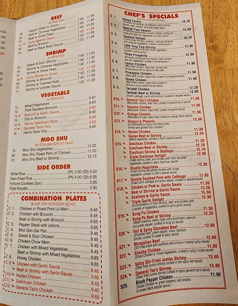 Menu_Hing Wong_Springdale, PA_image_old_1