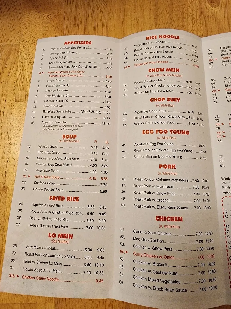 Menu_Hing Wong_Springdale, PA_image_old_3