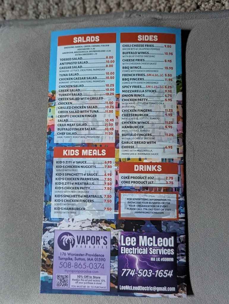 Menu_Ideal Pizza_Blackstone, MA_image_old_1