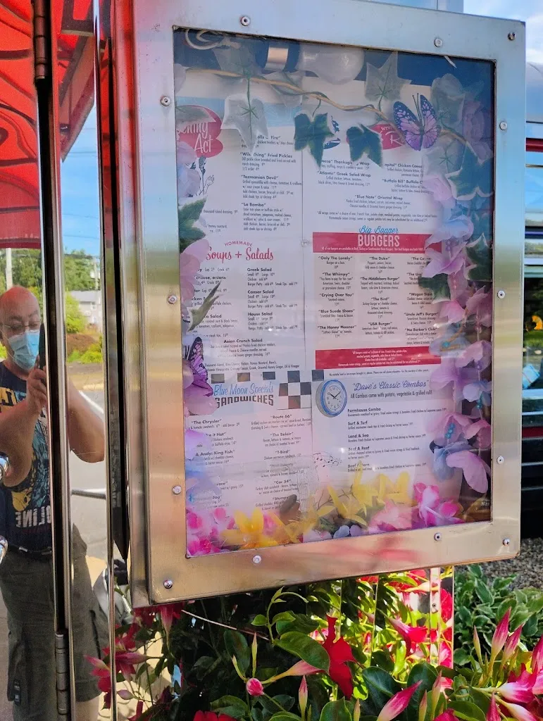 Menu_Dave's Diner_Middleborough, MA_image_old_1
