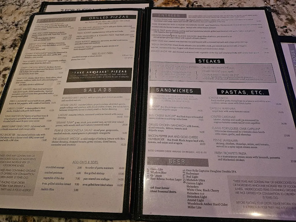 Menu_Chardonnay's Restaurant_Seekonk, MA_image_old_3