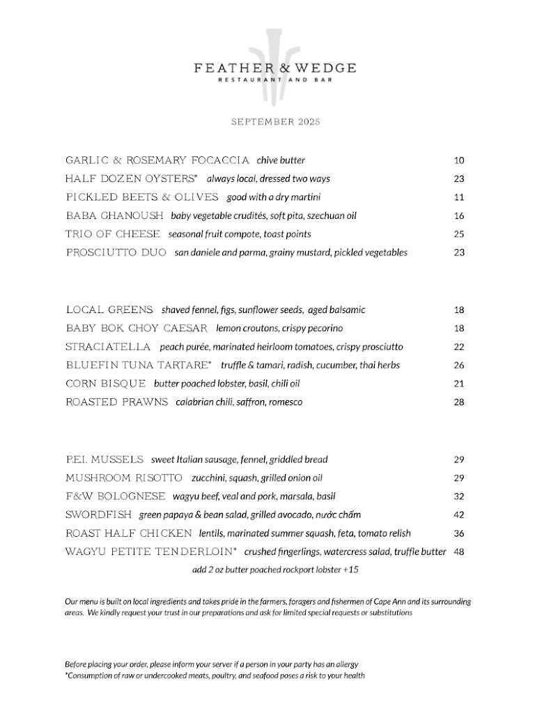 Menu_Feather & Wedge_Rockport, MA_image_old_1