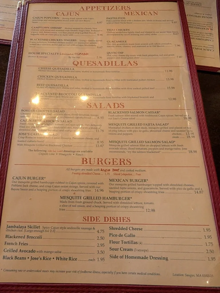 Menu_Border Cafe_Saugus, MA_image_old_1