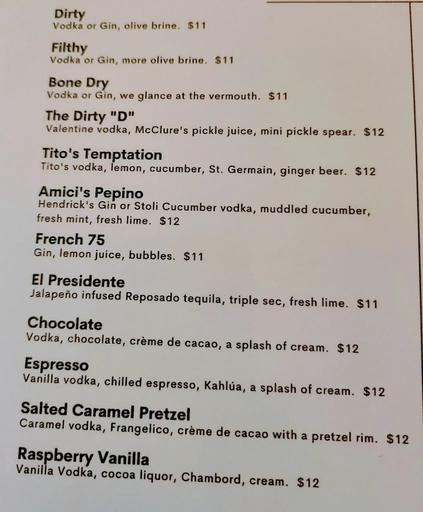 Menu_Amici's Kitchen and Living Room_Berkley, MI_image_old_1