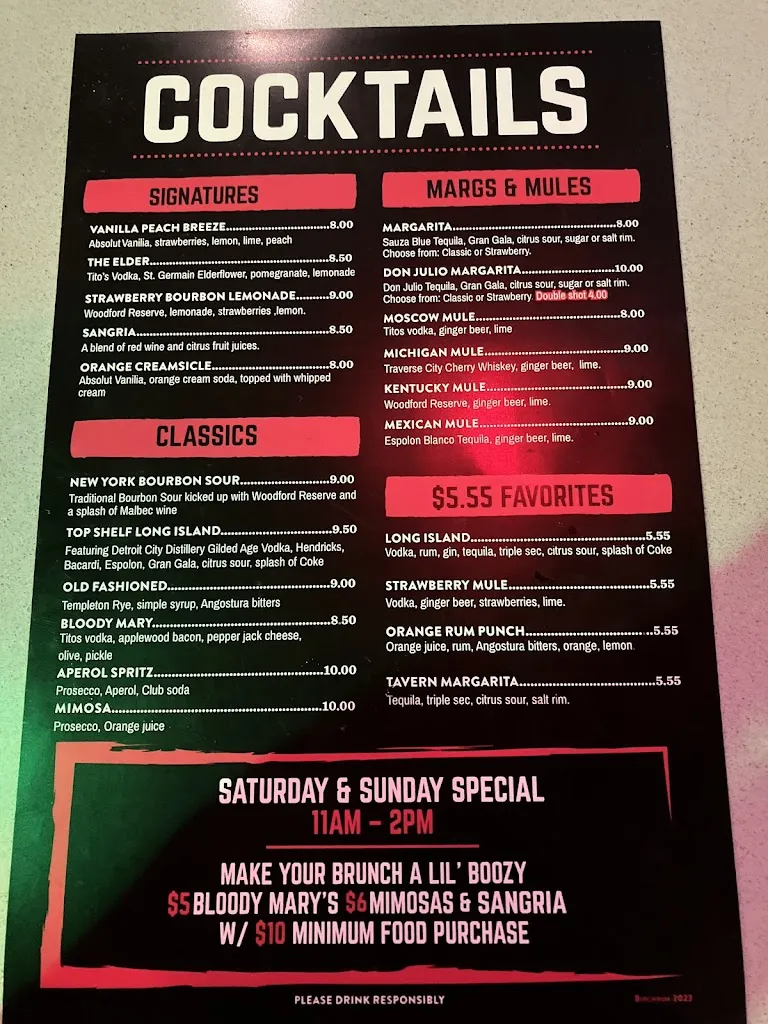 Menu_Bagger Dave's Burger Tavern - Birch Run_Birch Run, MI_image_old_1