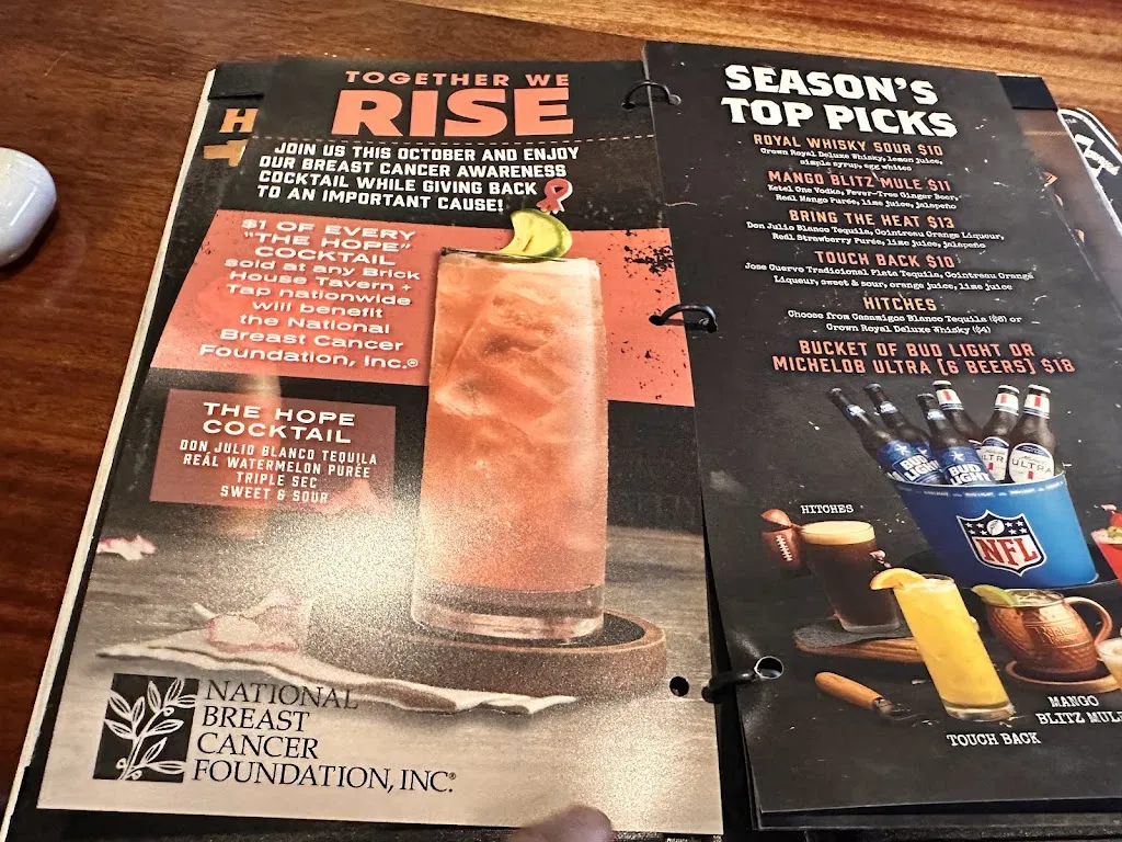 Menu_Brick House Tavern + Tap_South Plainfield, NJ_image_old_1