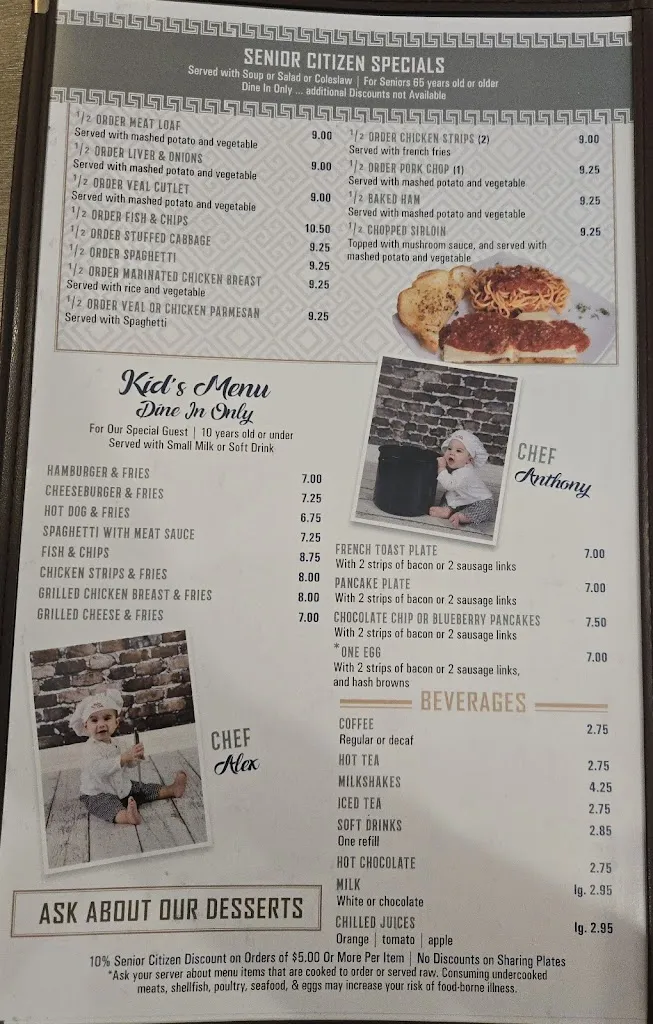 Menu_Theo's Family Restaurant_Warren, MI_image_old_1