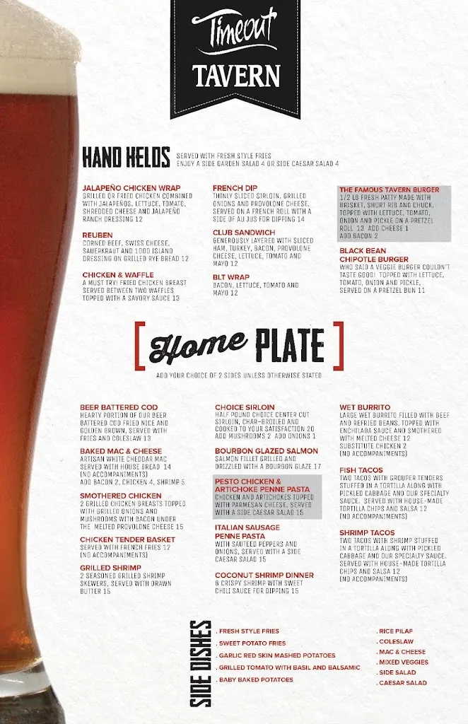 Menu_Timeout Tavern_Clare, MI_image_old_2