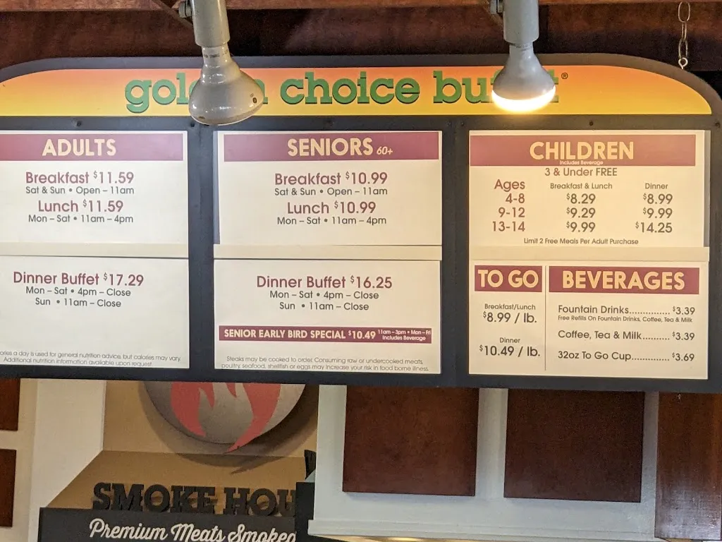 Menu_Golden Corral Buffet & Grill_Clinton Township, MI_image_old_2