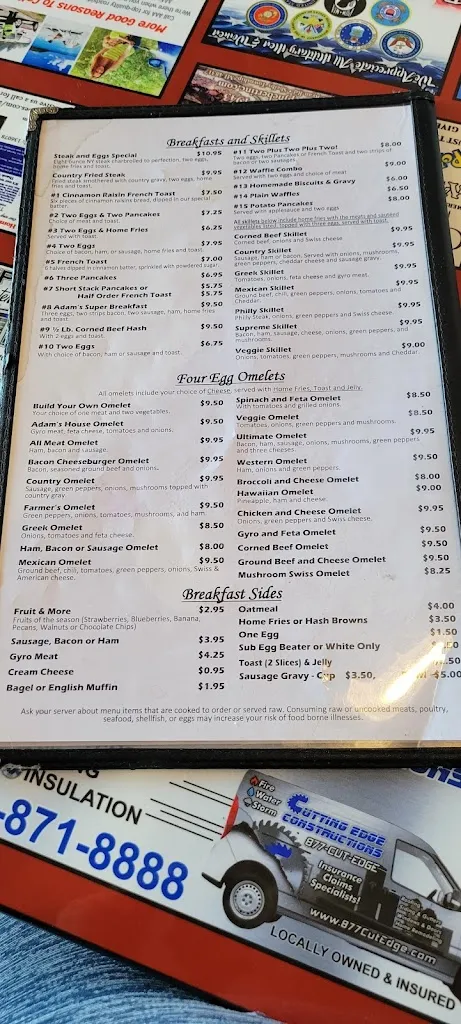 Menu_Aurora's Family Restaurant_Clinton Township, MI_image_old_2