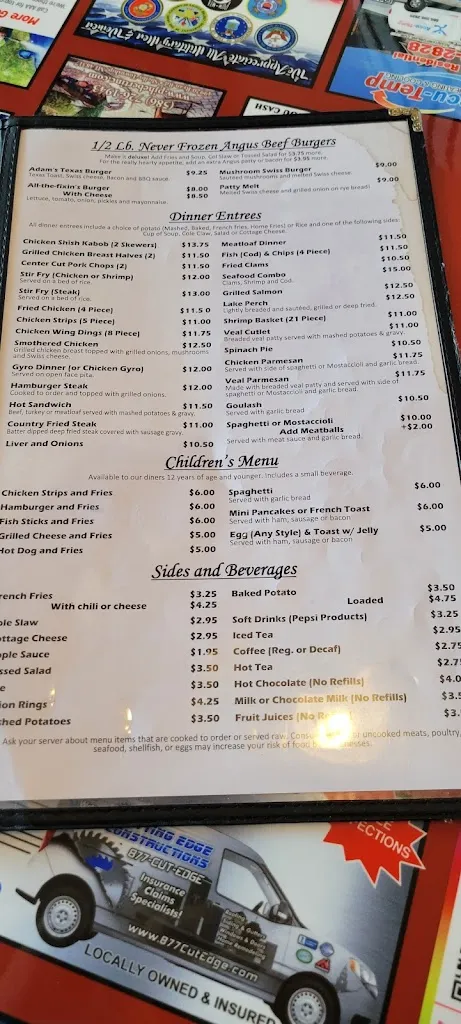 Menu_Aurora's Family Restaurant_Clinton Township, MI_image_old_3