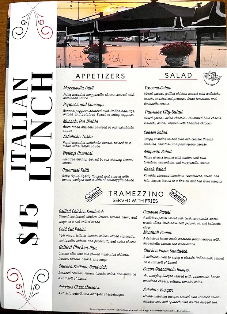 Menu_Aurelio's_Clinton Township, MI_image_old_2