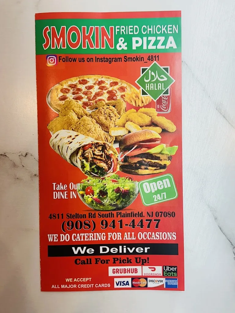 Menu_Smokin Chicken & Pizza_South Plainfield, NJ_image_old_1