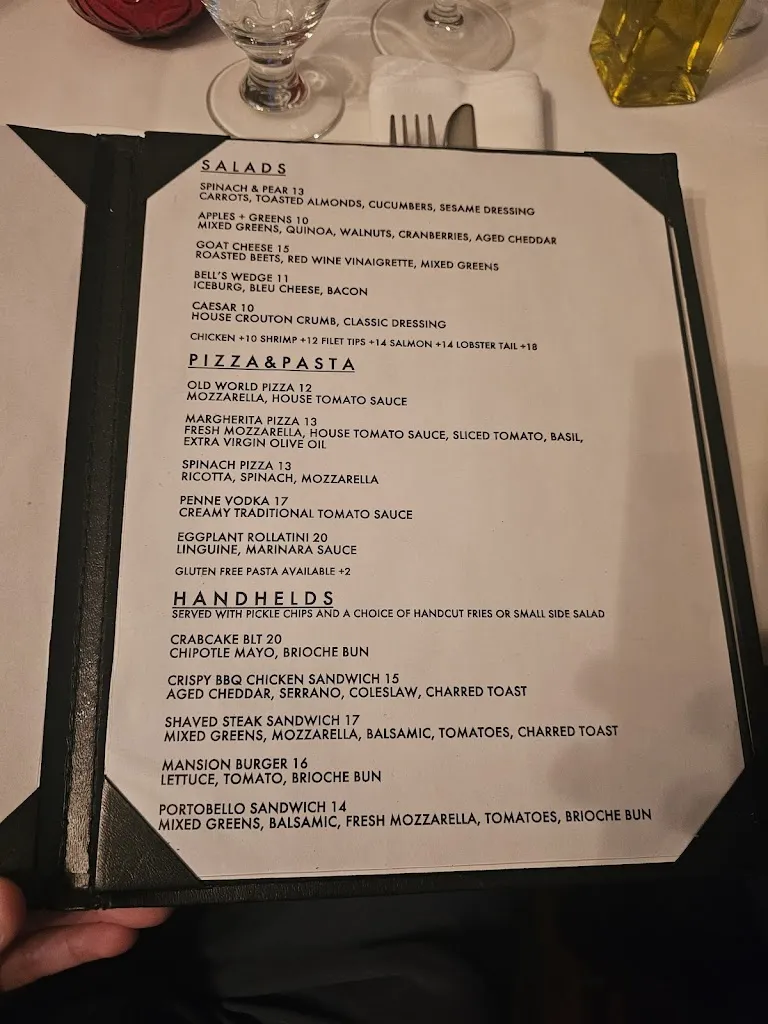 Menu_Bell's Mansion_Stanhope, NJ_image_old_2
