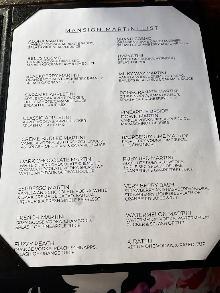 Menu_Bell's Mansion_Stanhope, NJ_image_old_3