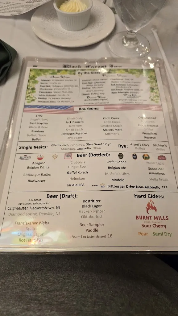 Menu_Black Forest Inn_Stanhope, NJ_image_old_2