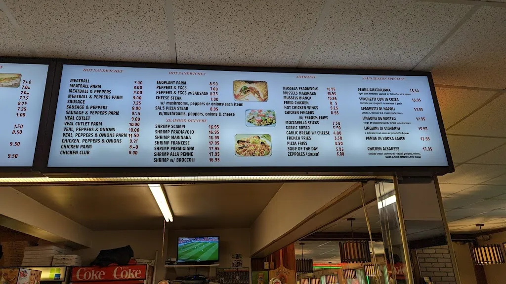 Menu_Sal's Pizzeria_Stanhope, NJ_image_old_1