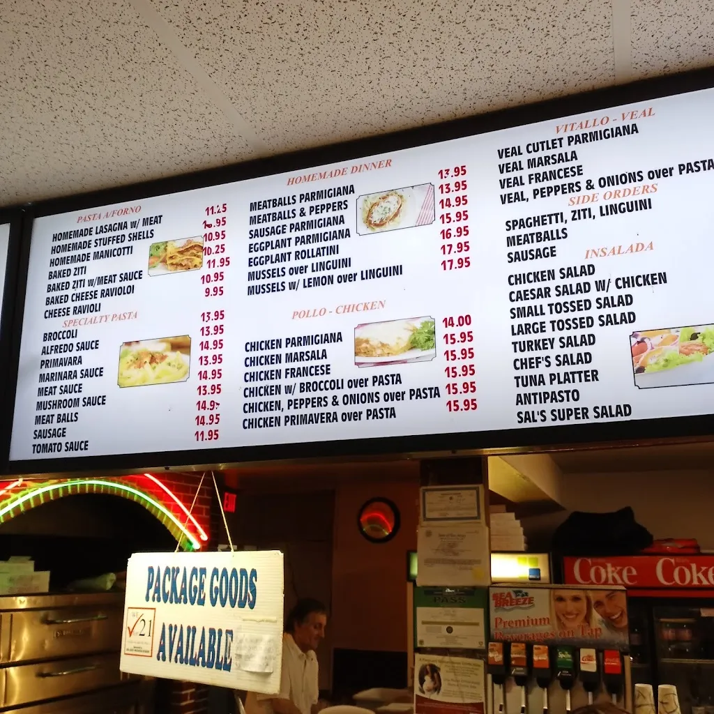 Menu_Sal's Pizzeria_Stanhope, NJ_image_old_2
