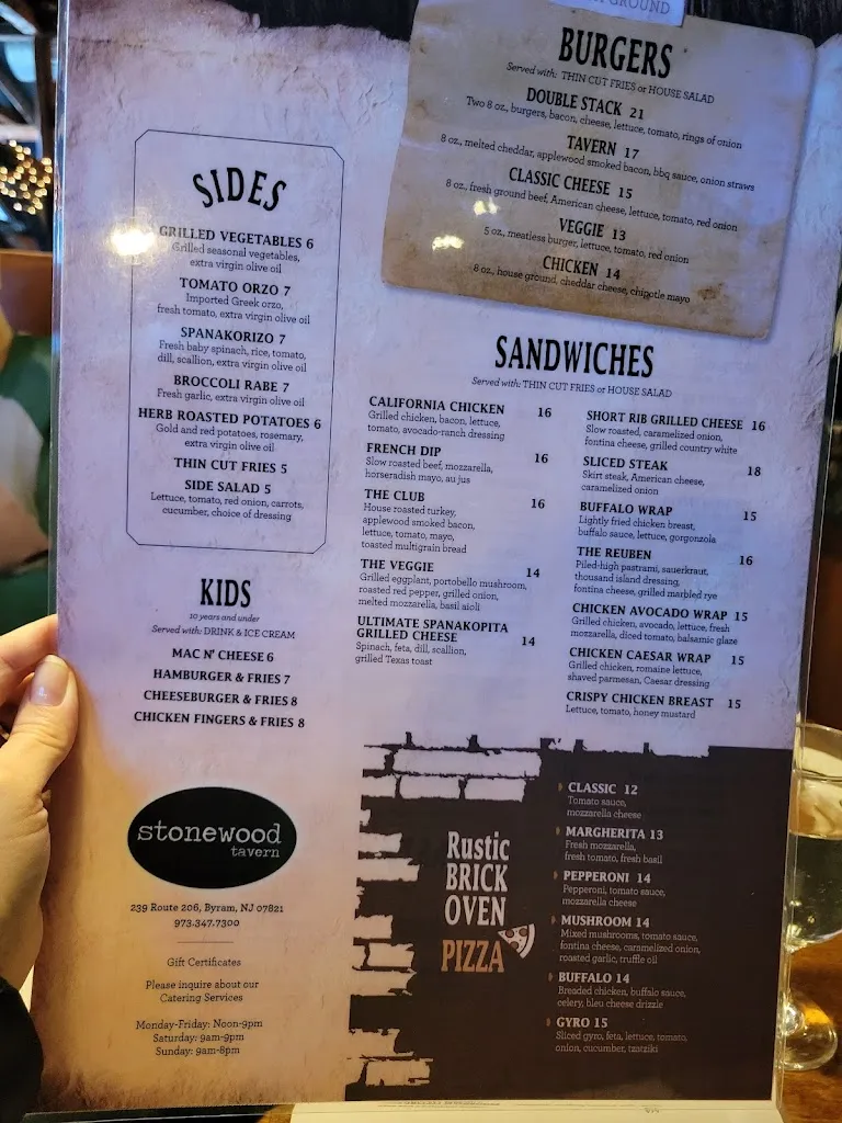 Menu_Stonewood Tavern_Byram Township, NJ_image_old_3