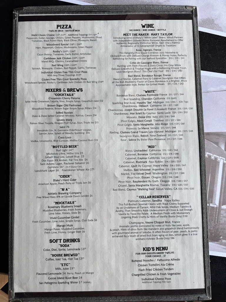Menu_Kruse & Muer on Woodward_Royal Oak, MI_image_old_2