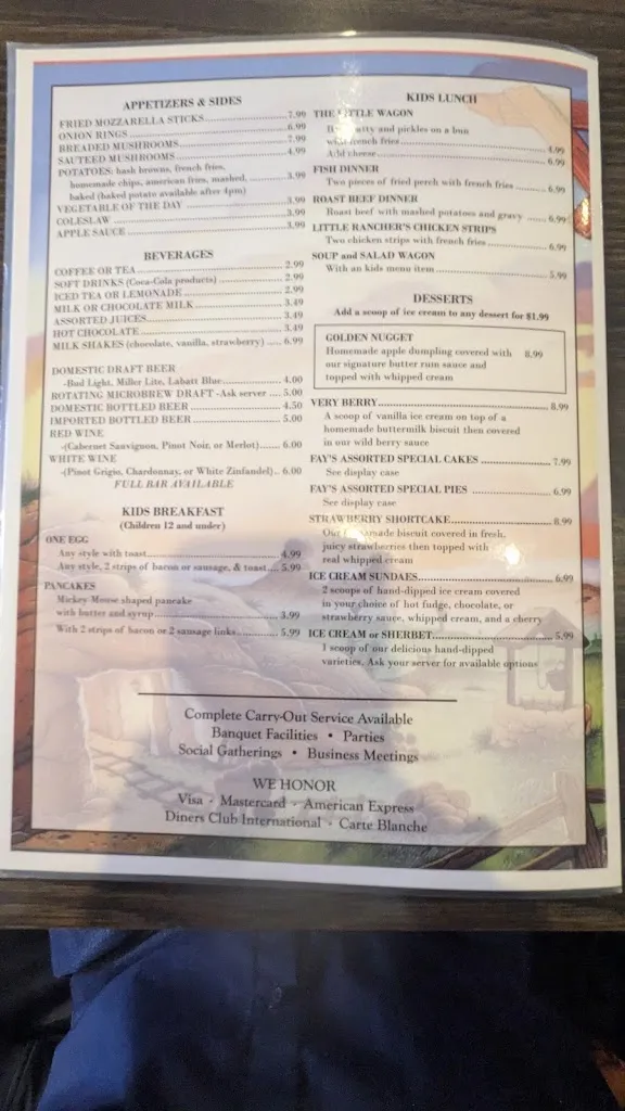 Menu_Steve's Ranch_Jackson, MI_image_old_1