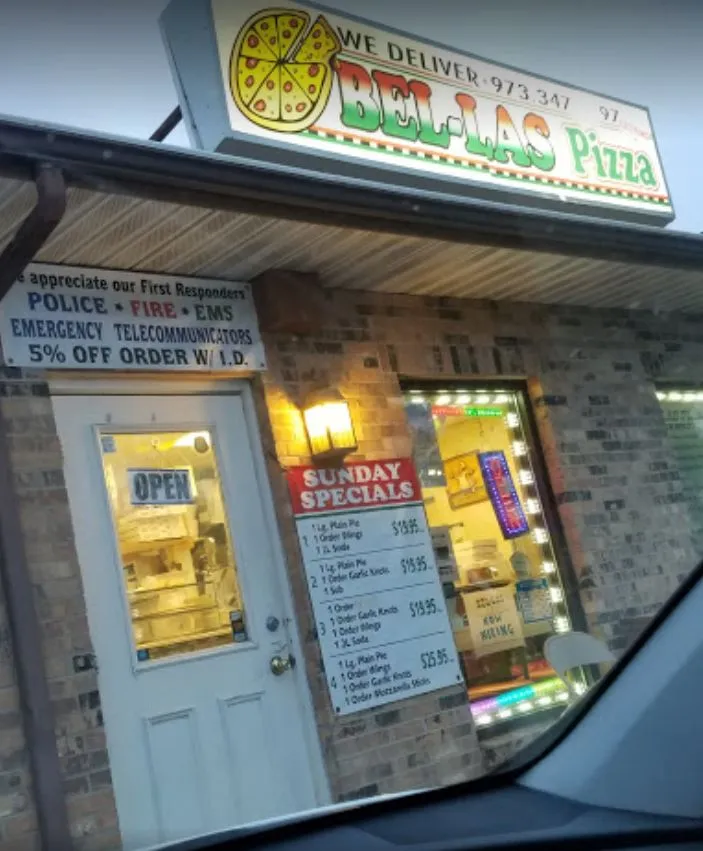 Bel-las Pizza restaurante en Stanhope, NJ