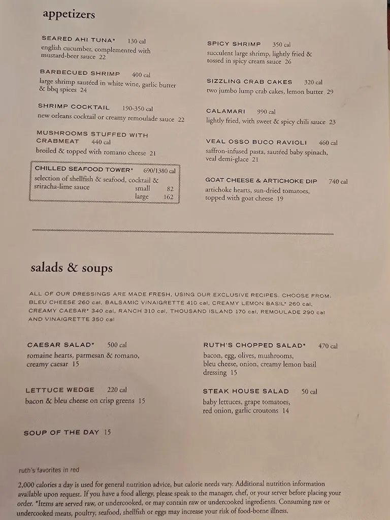 Menu_Ruth's Chris Steak House_Mt Pleasant, MI_image_old_3