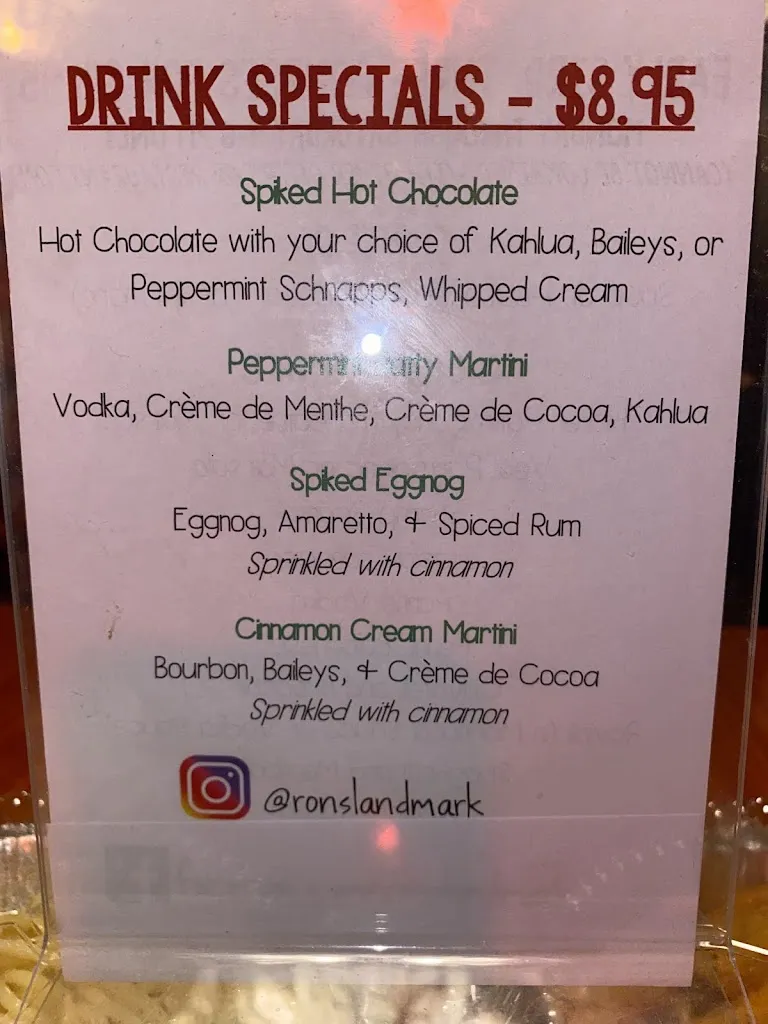 Menu_Ron's Landmark_Netcong, NJ_image_old_3