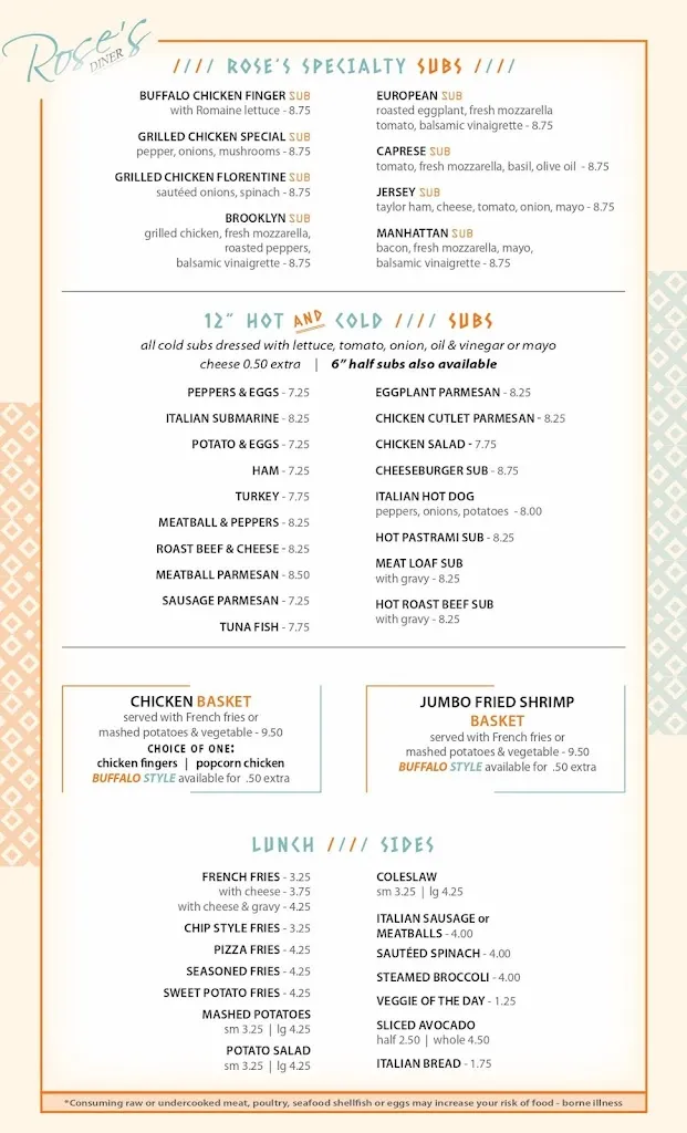 Rose's Diner_Netcong, NJ_menu_imagen_2