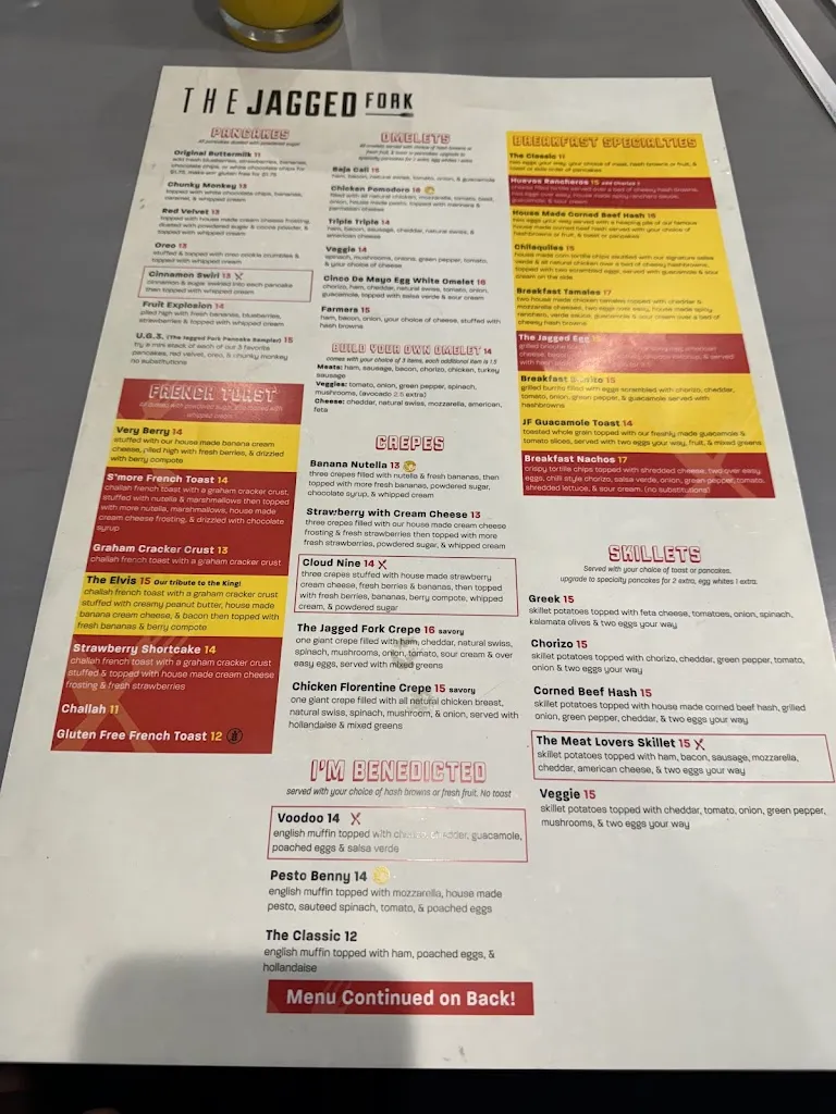 Menu_The Jagged Fork_Lathrup Village, MI_image_old_3