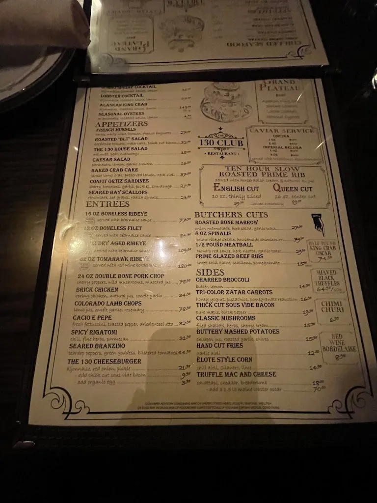 Menu_The 130 Club_Tenafly, NJ_image_old_3